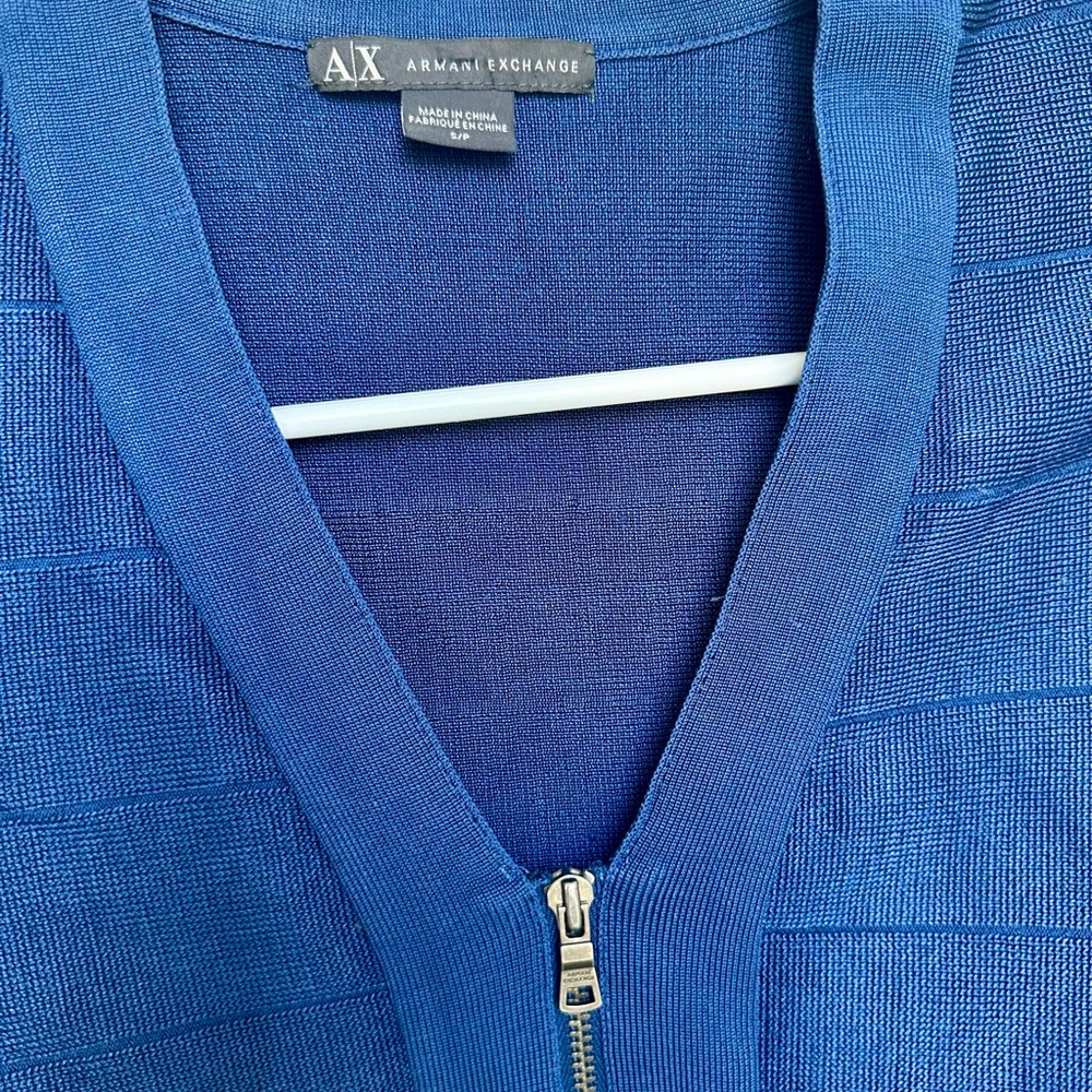 Armani Exchange Navy Cardigan
